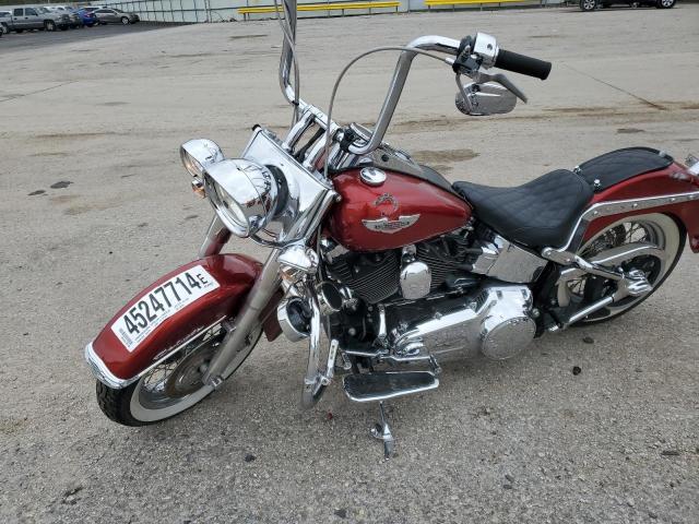 1HD1JD5198Y028255 - 2008 HARLEY-DAVIDSON FLSTN RED photo 9