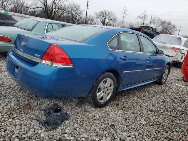 2G1WA5EK4A1105864 - 2010 CHEVROLET IMPALA LS BLUE photo 3