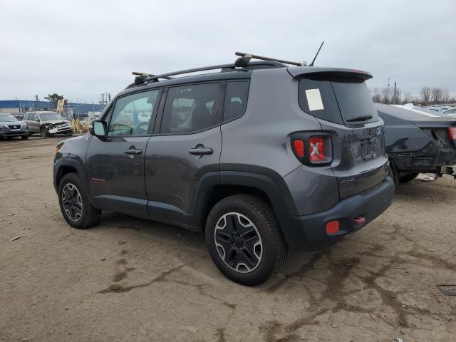 ZACCJBCB5HPF55275 - 2017 JEEP RENEGADE TRAILHAWK CHARCOAL photo 2