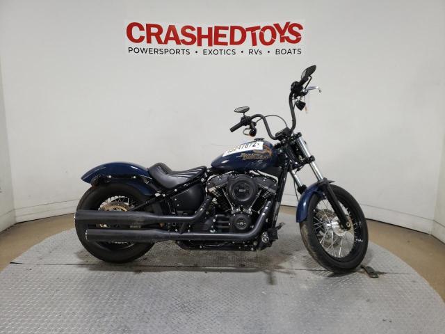 1HD1YJJ25KB066598 - 2019 HARLEY-DAVIDSON FXBB BLUE photo 1