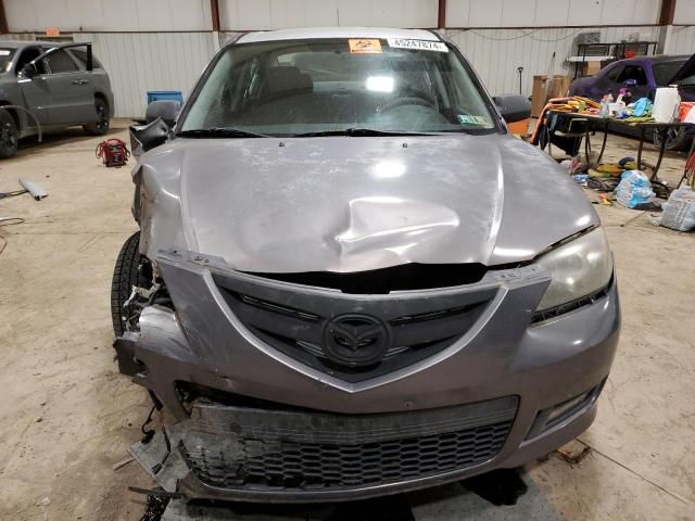 JM1BK324071644462 - 2007 MAZDA 3 S GRAY photo 5