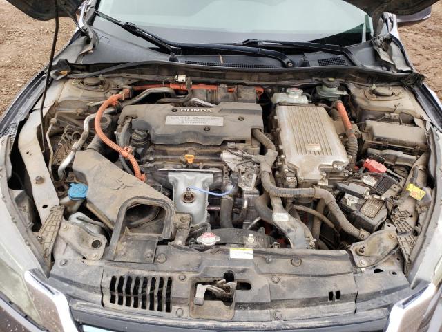 1HGCR6F37FA015008 - 2015 HONDA ACCORD HYBRID CHARCOAL photo 11