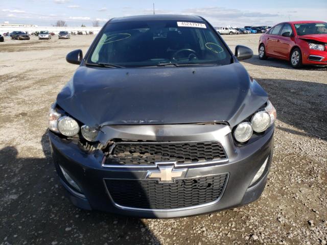 1G1JG6SB4D4179247 - 2013 CHEVROLET SONIC RS GRAY photo 5