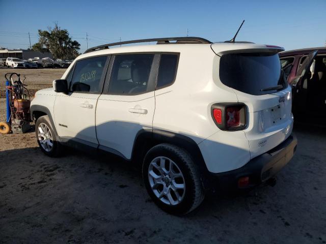 ZACCJABT9GPD09901 - 2016 JEEP RENEGADE LATITUDE WHITE photo 2