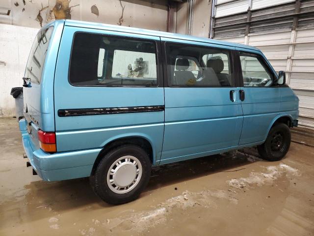 WV2KC0705PH004158 - 1993 VOLKSWAGEN EUROVAN GL TEAL photo 3