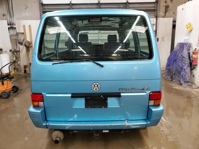 WV2KC0705PH004158 - 1993 VOLKSWAGEN EUROVAN GL TEAL photo 6