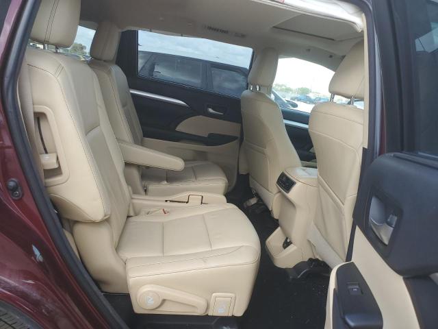 5TDKKRFH3ES013219 - 2014 TOYOTA HIGHLANDER XLE BURGUNDY photo 11