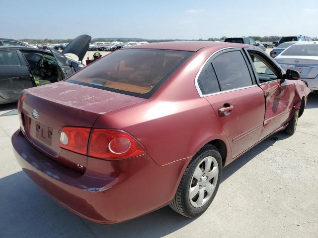 KNAGE123X75134747 - 2007 KIA OPTIMA LX RED photo 3