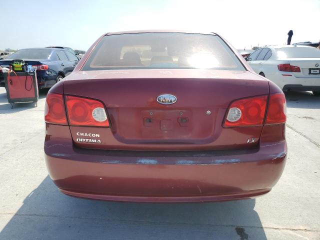 KNAGE123X75134747 - 2007 KIA OPTIMA LX RED photo 6