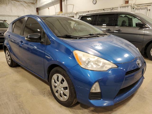 JTDKDTB31C1520910 - 2012 TOYOTA PRIUS C BLUE photo 4