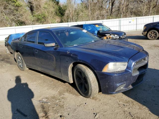 2C3CDXBG4EH319428 - 2014 DODGE CHARGER SE BLUE photo 4