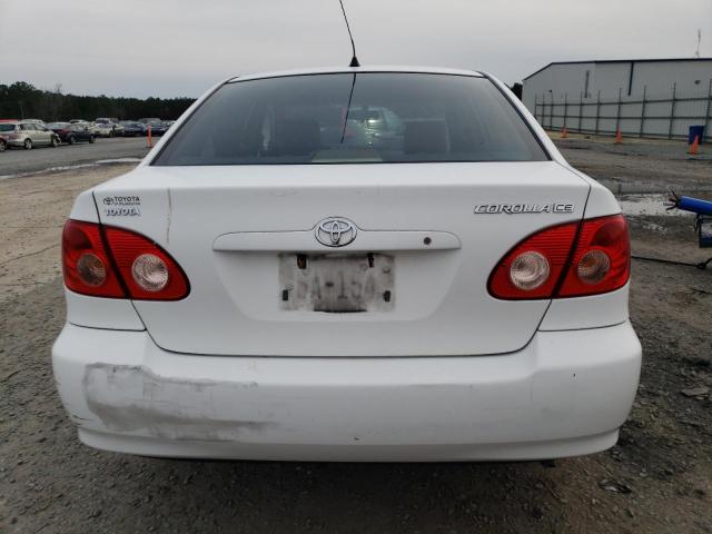 2T1BR32E97C764356 - 2007 TOYOTA COROLLA CE WHITE photo 6