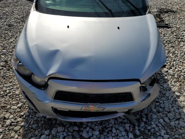 1G1JC5SH0E4172257 - 2014 CHEVROLET SONIC LT SILVER photo 11