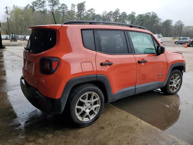 ZACNJAAB4KPK19529 - 2019 JEEP RENEGADE SPORT ORANGE photo 3