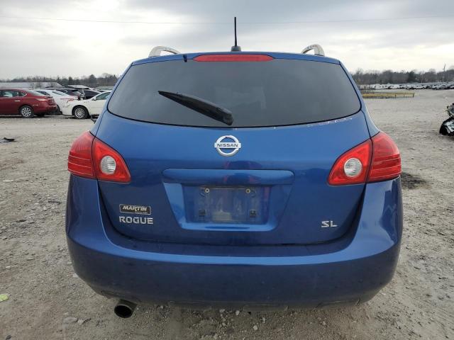 JN8AS58T58W008697 - 2008 NISSAN ROGUE S BLUE photo 6