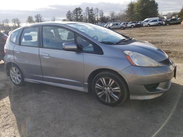 JHMGE88419S054915 - 2009 HONDA FIT SPORT SILVER photo 4