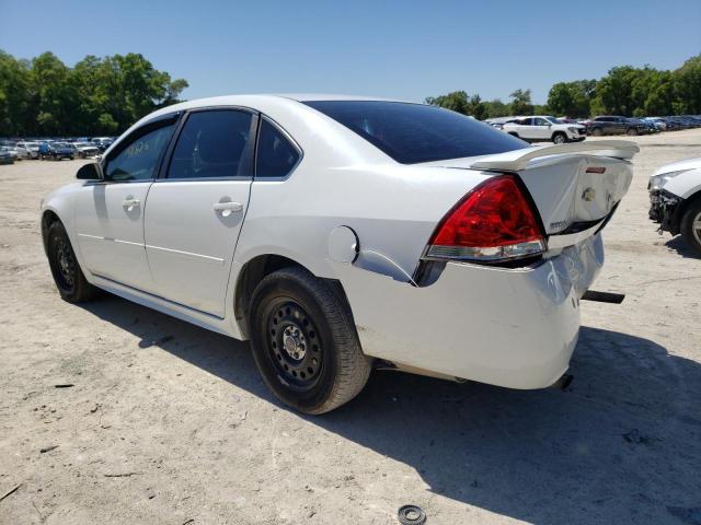 2G1WD5EM6A1234259 - 2010 CHEVROLET IMPALA POLICE WHITE photo 2