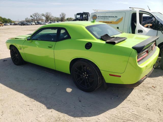 2C3CDZFJ2KH724278 - 2019 DODGE CHALLENGER R/T SCAT PACK GREEN photo 2