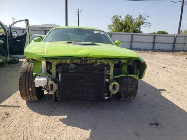 2C3CDZFJ2KH724278 - 2019 DODGE CHALLENGER R/T SCAT PACK GREEN photo 5
