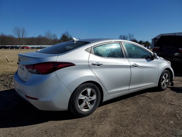 5NPDH4AE0FH579367 - 2015 HYUNDAI ELANTRA SE SILVER photo 3