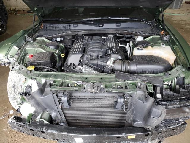 2C3CDXGJXNH229639 - 2022 DODGE CHARGER SCAT PACK GREEN photo 11