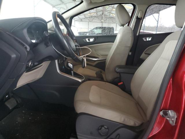 MAJ3S2GE2KC276935 - 2019 FORD ECOSPORT SE წითელი ფოტო 7