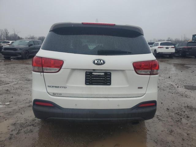 5XYPGDA30HG194206 - 2017 KIA SORENTO LX WHITE photo 6