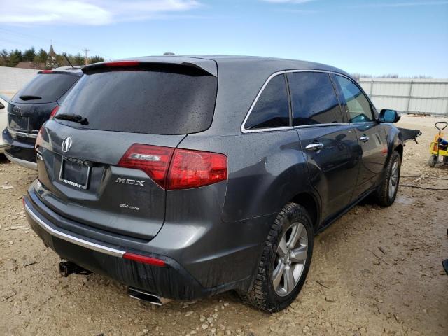 2HNYD2H60AH508472 - 2010 ACURA MDX TECHNOLOGY GRAY photo 3