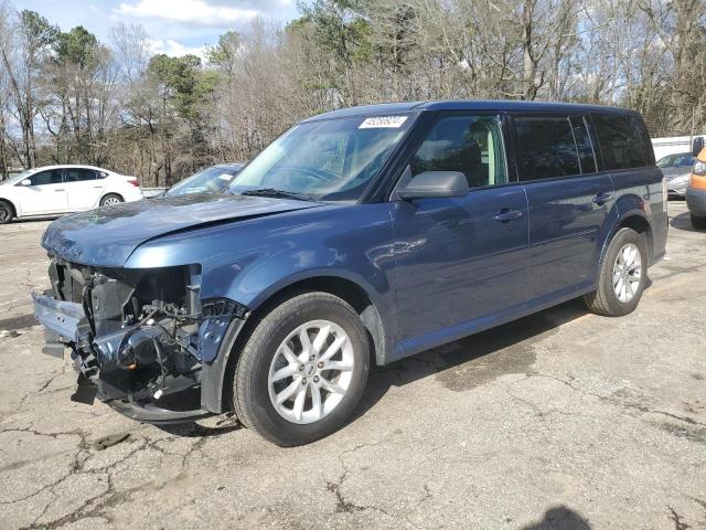 2FMGK5B87KBA26374 - 2019 FORD FLEX SE BLUE photo 1