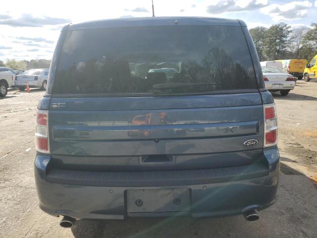 2FMGK5B87KBA26374 - 2019 FORD FLEX SE BLUE photo 6