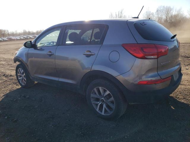 KNDPBCAC7F7741197 - 2015 KIA SPORTAGE LX SILVER photo 2