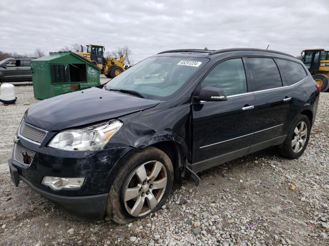 1GNKVLED6CJ413909 - 2012 CHEVROLET TRAVERSE LTZ CHARCOAL photo 1