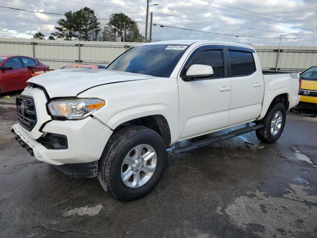 5TFAX5GN8KX134828 - 2019 TOYOTA TACOMA DOUBLE CAB WHITE photo 1