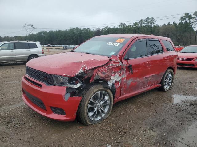 1C4RDHDG8KC650326 - 2019 DODGE DURANGO GT RED photo 1