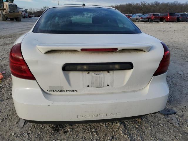 2G2WP552781184631 - 2008 PONTIAC GRAND PRIX WHITE photo 6