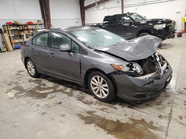 2HGFB2F82CH310181 - 2012 HONDA CIVIC EX GRAY photo 4