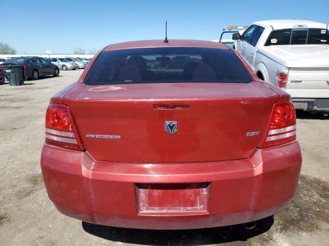 1B3LC56R08N539015 - 2008 DODGE AVENGER SXT RED photo 6