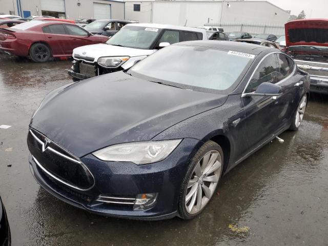 5YJSA1DP3DFP25344 - 2013 TESLA MODEL S 蓝色 照片 1
