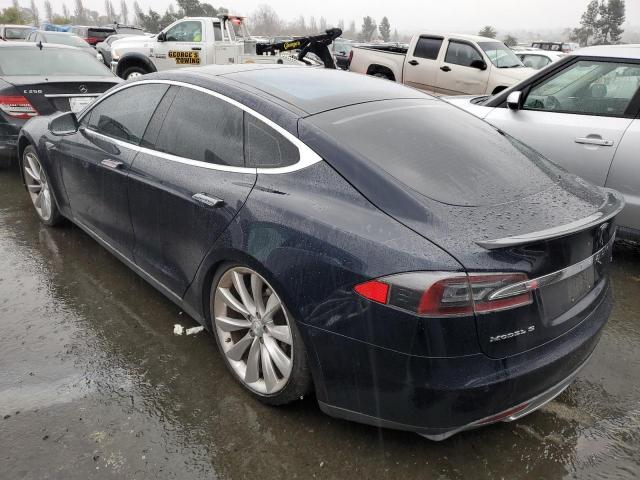 5YJSA1DP3DFP25344 - 2013 TESLA MODEL S 蓝色 照片 2