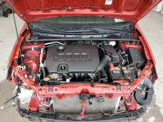 2T1BURHE4GC657059 - 2016 TOYOTA COROLLA L RED photo 11