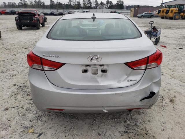 5NPDH4AEXDH218158 - 2013 HYUNDAI ELANTRA GLS SILVER photo 6