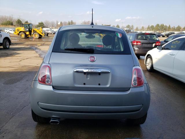 3C3CFFAR7GT136431 - 2016 FIAT 500 POP GRAY photo 6