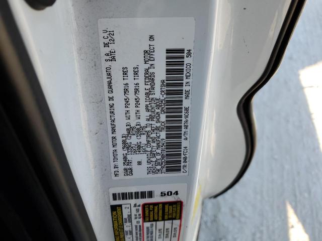 3TYRZ5CN8NT015419 - 2022 TOYOTA TACOMA ACCESS CAB Ақ фото 12