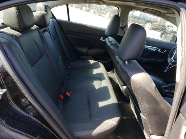 19XFB2F96EE274131 - 2014 HONDA CIVIC EXL შავი ფოტო 10