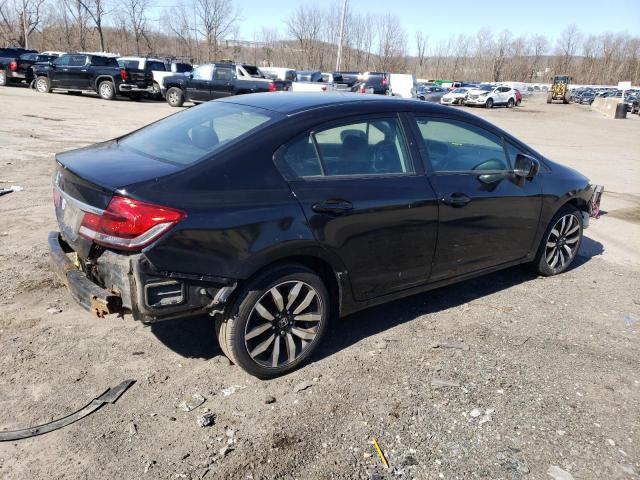 19XFB2F96EE274131 - 2014 HONDA CIVIC EXL შავი ფოტო 3