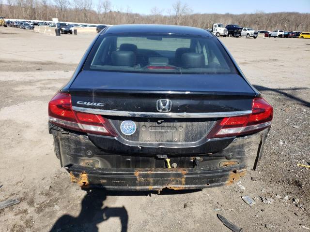 19XFB2F96EE274131 - 2014 HONDA CIVIC EXL შავი ფოტო 6