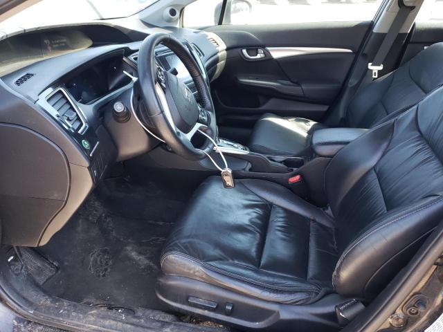 19XFB2F96EE274131 - 2014 HONDA CIVIC EXL შავი ფოტო 7