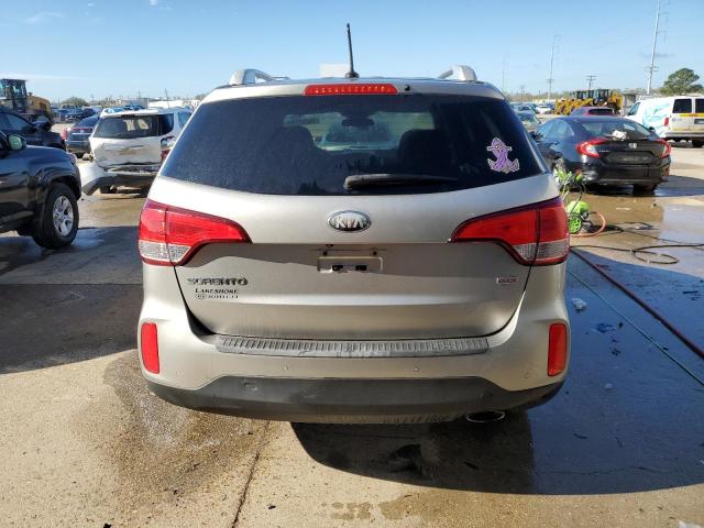 5XYKT3A65EG469364 - 2014 KIA SORENTO LX TAN photo 6