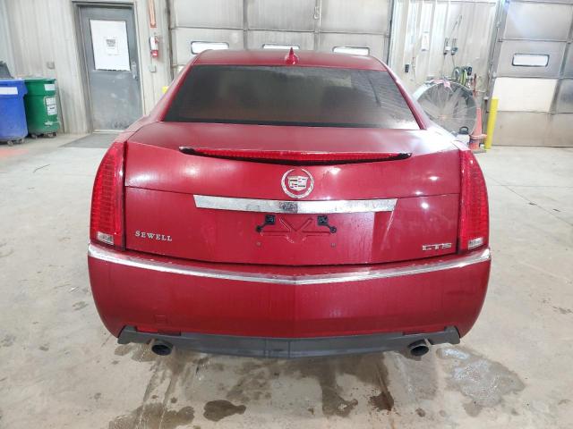 1G6DF577790165169 - 2009 CADILLAC CTS BURGUNDY photo 6