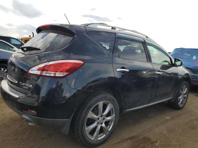 JN8AZ1MW9CW206308 - 2012 NISSAN MURANO S BLACK photo 3